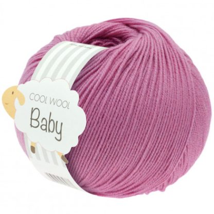 Lana Grossa Cool Wool Baby Garn 242 Cerise