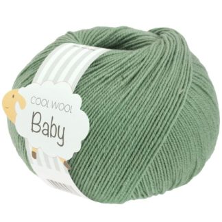 Lana Grossa Cool Wool Baby Garn 297 Reseda Grøn