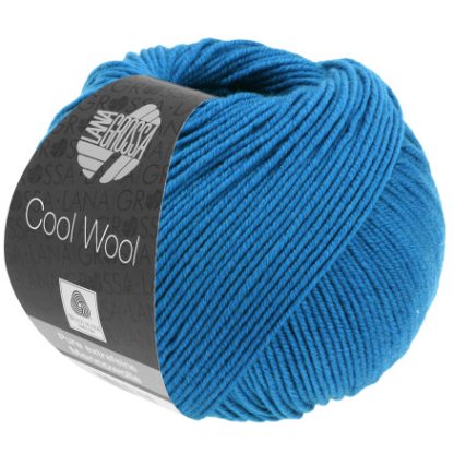 Lana Grossa Cool Wool Garn 2103 Blå