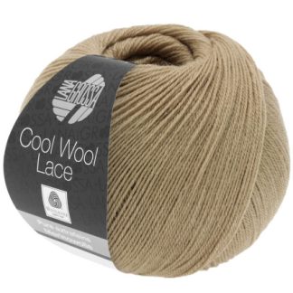 Lana Grossa Cool Wool Lace Garn 14 Nougat