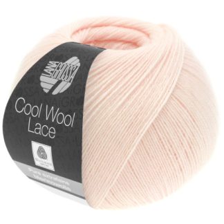 Lana Grossa Cool Wool Lace Garn 30 Pastelrosa