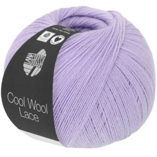 Lana Grossa Cool Wool Lace Garn 47 Lilla