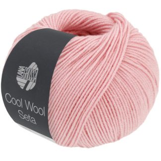 Lana Grossa Cool Wool Seta Garn 14 Rosa