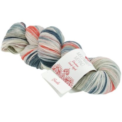 Lana Grossa Meilenweit 100 Merino Håndfarvet Rainbow Garn 7003