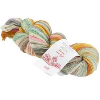 Lana Grossa Meilenweit 100 Merino Håndfarvet Rainbow Garn 7007