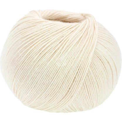 Lana Grossa Meilenweit 100 SETA Garn 030 Lys Beige