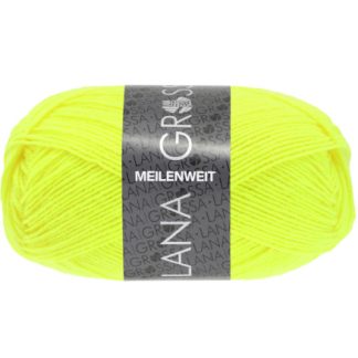 Lana Grossa Meilenweit 50 Garn 1392 Neon Gul