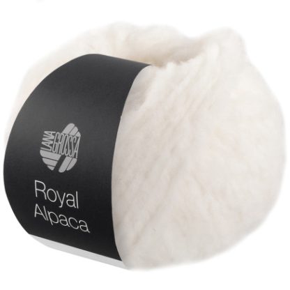 Lana Grossa Royal Alpaca 01 Hvid