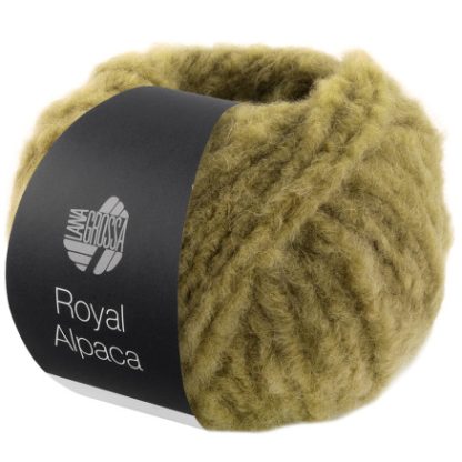 Lana Grossa Royal Alpaca 12 Lys Oliven