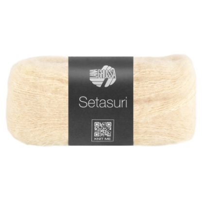 Lana Grossa Setasuri Garn 58 Lys Beige