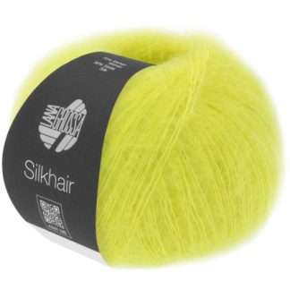 Lana Grossa Silkhair Garn 185 Grøngul