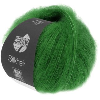 Lana Grossa Silkhair Unicolor 210 Flaske Grøn