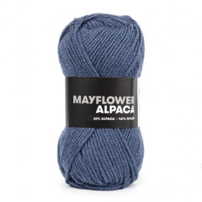 Mayflower Baby Alpaca Garn 22 Støvet Blå