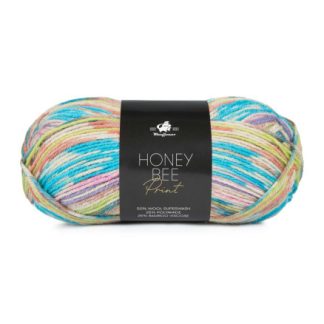 Mayflower Honeybee Print Garn 1026 Gyldne glimtende farver