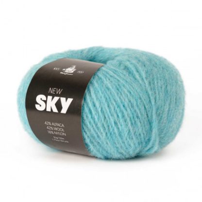 Mayflower New Sky Garn Unicolor 77 Aqua