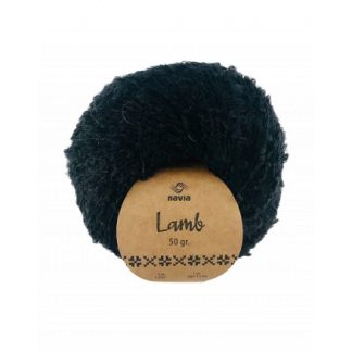 Navia Lamb Garn 1307 Sort