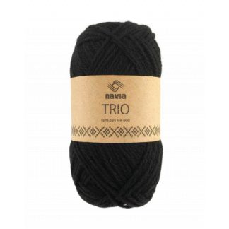 Navia Trio Garn 37 Sort