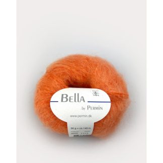 Permin Bella Mohair Garn 66 Lys Orange