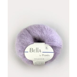 Permin Bella Mohair Garn 73 Sart Violet