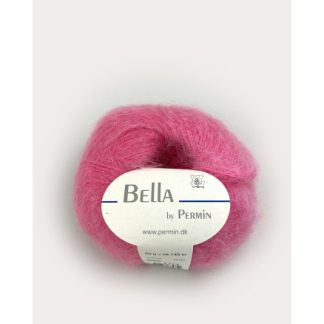 Permin Bella Mohair Garn 75 Lys Pink