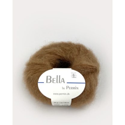 Permin Bella Mohair Garn 80 Camel