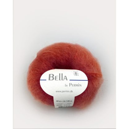 Permin Bella Mohair Garn 85 Teracotta