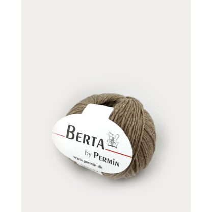 Permin Berta Garn 17 Lys Brun