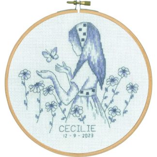 Permin Broderikit Cecilie Ø18cm