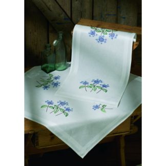 Permin Broderikit Lobelia 80x80cm