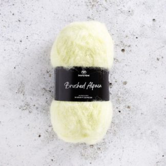 Svarta Fåret Brushed Alpaca Garn 05 Lemon Sorbet