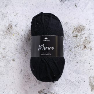 Svarta Fåret Merino Garn 301 Sort