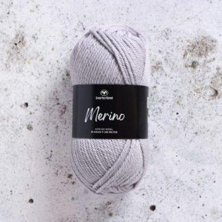 Svarta Fåret Merino Garn 302 Grå Gigabyte