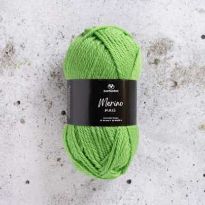 Svarta Fåret Merino Maxi Garn 513 Grøn Parakit