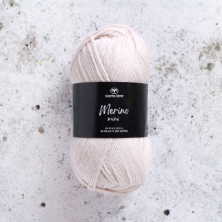 Svarta Fåret Merino Mini Garn 100 Cannoli Creme