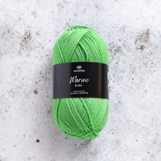 Svarta Fåret Merino Mini Garn 113 Grøn Parakit