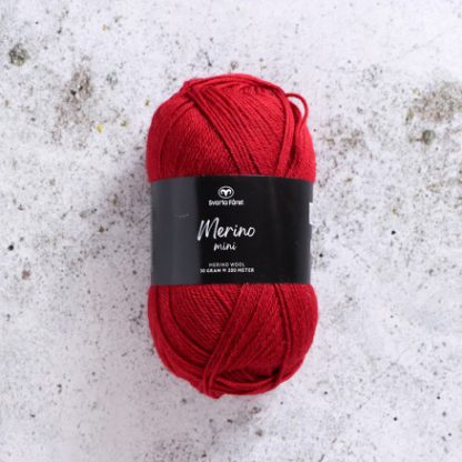 Svarta Fåret Merino Mini Garn 121 Ruby Rapture