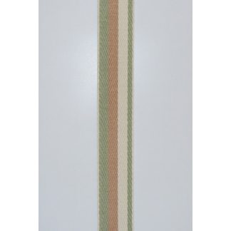 Taskestrop Polyester 38mm Beige/Brun/Army - 50 cm