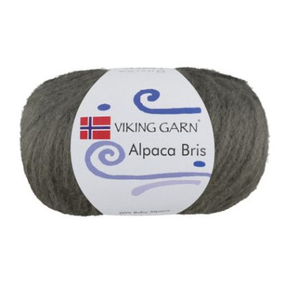 Viking Garn Alpaca Bris 339 Støven Olivengrøn