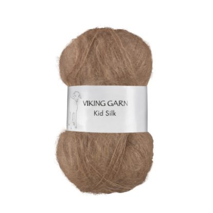 Viking Garn Kid-Silk 309 Lys Brun