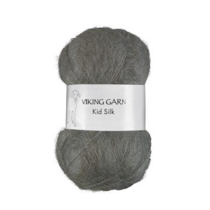 Viking Garn Kid-Silk 336 Støvet Grøn