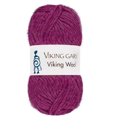 Viking Garn Wool Mørk rosa 566