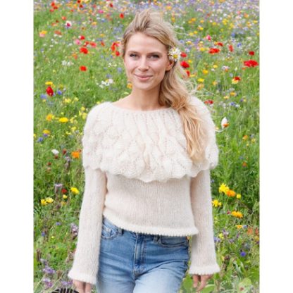 Big Sur Sweater by DROPS Design - Bluse Strikkeopskrift str. S - XXXL - XXX-Large