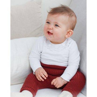 Cutipie Pants by DROPS Design - Baby Bukser Strikkeopskrift str. 0/1 m - 3/4 år