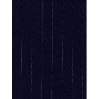 Gabardine m/nålestrib bred 150cm 008 Sort - 50cm