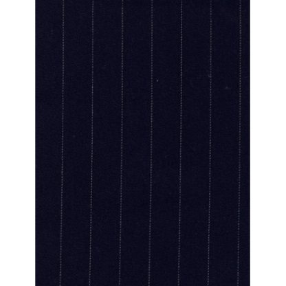 Gabardine m/nålestrib bred 150cm 008 Sort - 50cm