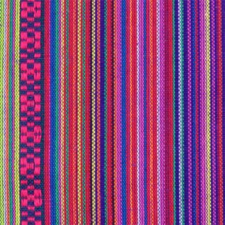 Jacquard m/ mexicanske striber Stof 43 - 50cm