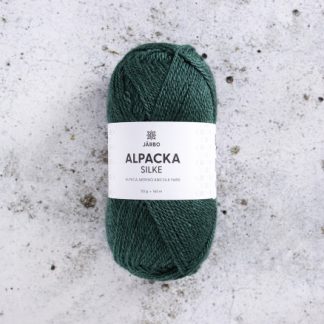 Järbo Alpaca Silke Garn 514 Dyb Grøn