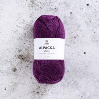 Järbo Alpaca Silke Garn 524 Plum Noir