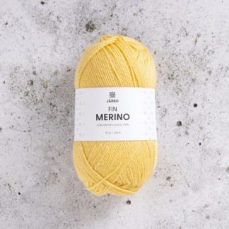 Järbo Fine Merino Garn 321 Gul Lemonade