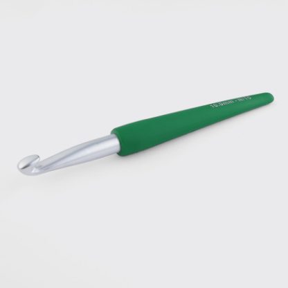 KnitPro Waves Aluminium Crochet Hook Med soft feel Håndtag - 10.00mm